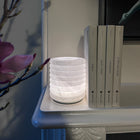 Spanish Alabaster Cordless Pillar Lamp | Rechargeable Designer Lighting