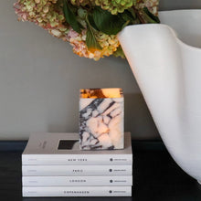 Calacatta Viola Square Marble Vessel