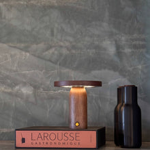 Walnut Cordless Table Lamp | Ambient Designer Lighting