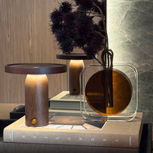 Walnut Cordless Table Lamp | Ambient Designer Lighting